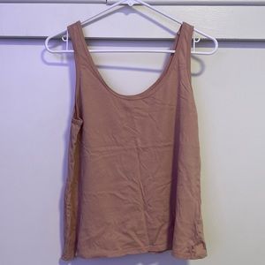 MATE the label tank in nude/tan. NWOT